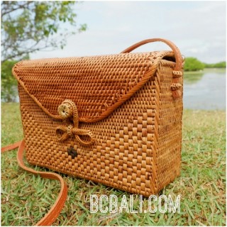 ladies school bags ethnic design handwoven natural grass leather